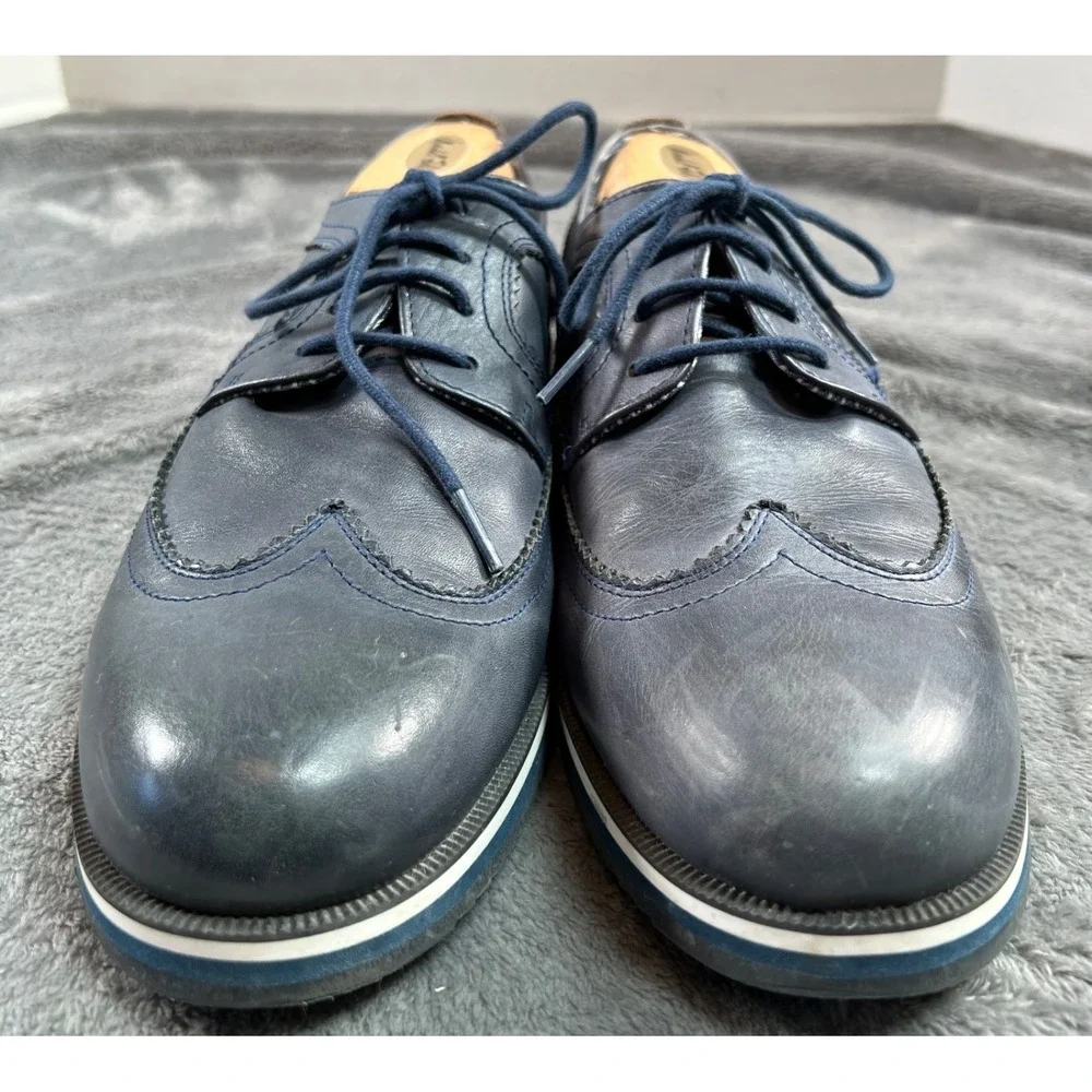 Pikolinos Wingtip Oxford Shoes Mens 42/9 Blue M0K-4208 Nautic